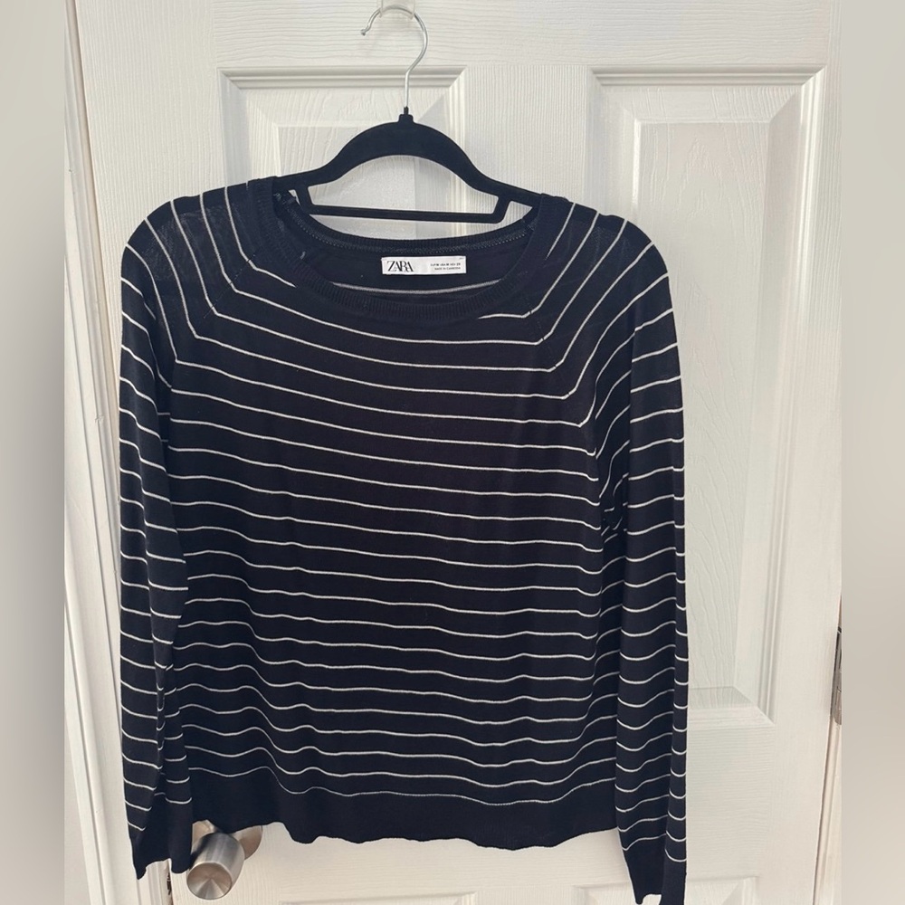 Zara Knit Striped Sweater